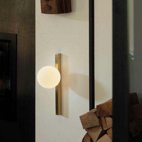 Бра, настінний світильник Ideal Lux Binomio G9 1x4W IP20 Gold - Зображення 2