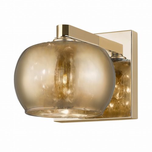 Бра, настінний світильник Zuma Line Crystal G9 1x42W IP20 Gold