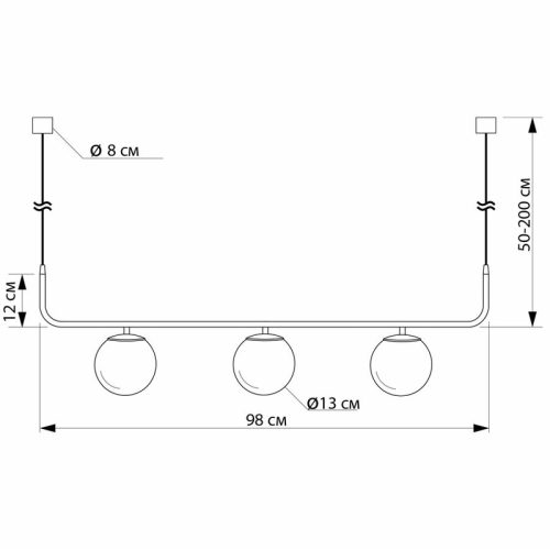 Люстра Imperium Light Frost E14 3x40W IP20 - Зображення 3