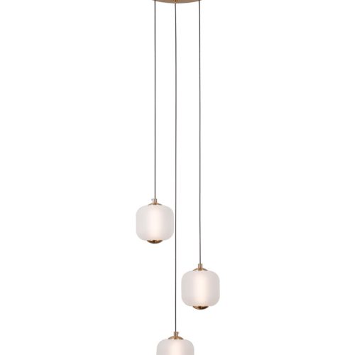 Люстра Italux Ganti Led 3x8W 3000K 865Lm IP20 Золота