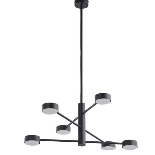Люстра Nowodvorski Orbit GX53 6x8W IP20 Чорна - Зображення 3