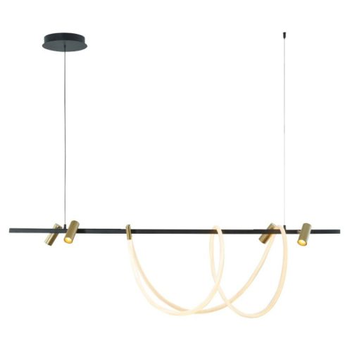 Люстра Zuma Line Balbo Led 5x60+7.5W 3000K-6000K 5000Lm IP20