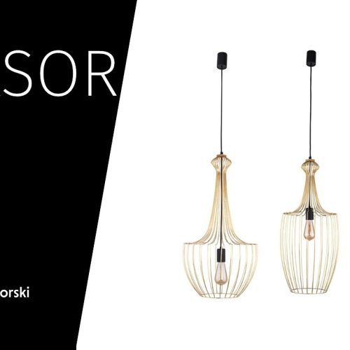 Підвісний світильник, люстра Nowodvorski Luksor E27 1x60W IP20 Чорний - Зображення 3