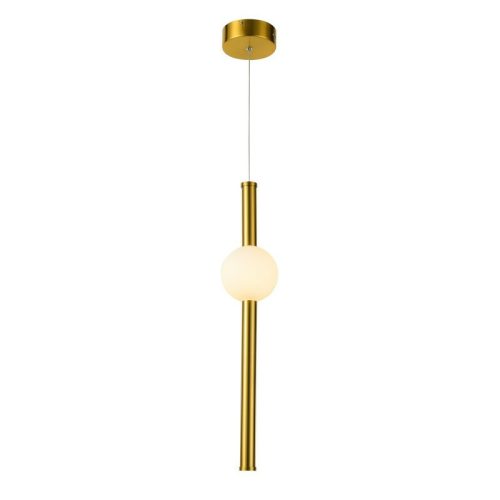Підвісний світильник, люстра Italux Halling Led 1x10W 3000K 777Lm IP20 Золотий - Зображення 1