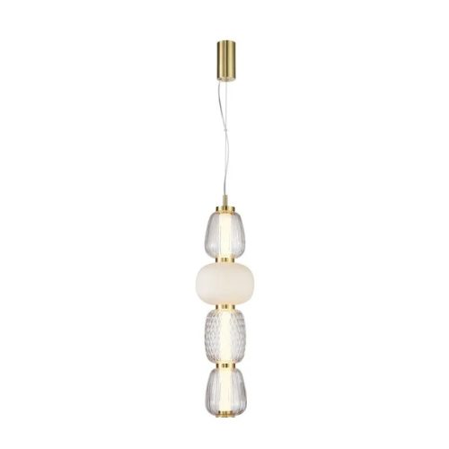 Підвісний світильник, люстра Italux Eris Led 1x32W 3000K 4448Lm IP20 Золотий
