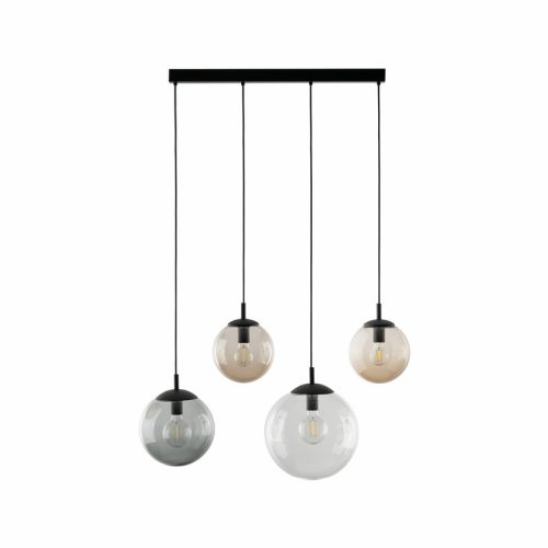 Підвісний світильник, люстра TK Lighting Esme E27 4x15W IP20 Чорний