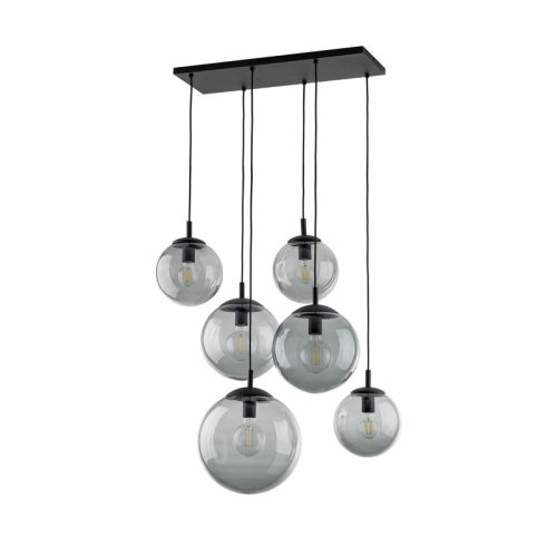 Підвісний світильник, люстра TK Lighting Esme E27 6x15W IP20 Чорний