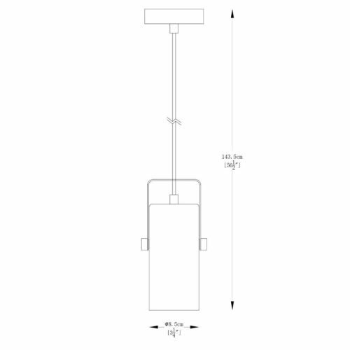 Підвісний світильник, люстра Zuma Line Resi E27 1x40W IP20 - Зображення 3