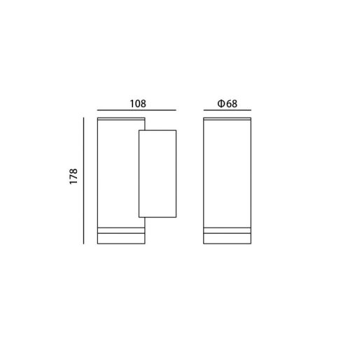 Вуличний світильник Italux Fondo Led 1x10W 4000K 760Lm IP54 - Зображення 3
