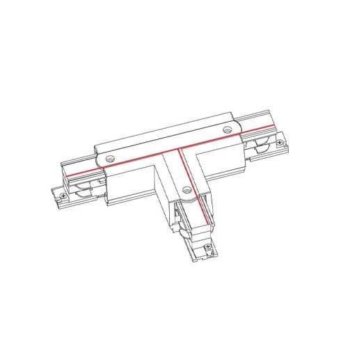 З'єднувач Nowodvorski Ctls Power T Connector Left 2 T-l2 Bl - Зображення 2